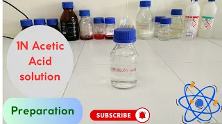 Preparation of 1N Acetic acid