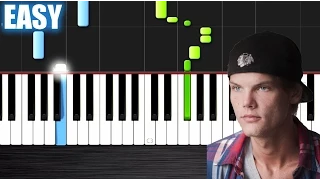 Avicii - Wake Me Up - EASY Piano Tutorial by PlutaX - Synthesia