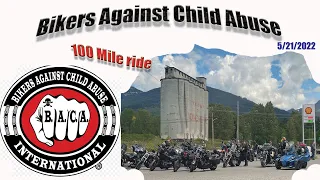 Bikers Against Child Abuse      100 Mile ride
