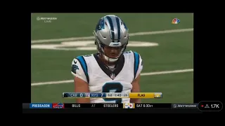 Bryce Young Roughing the Passer call vs Giants