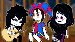 Moonlit Embrace with Jeff the killer, Pomni, and Jane the Killer - Animated