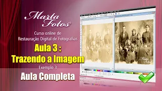 Curso de Restauração de Fotos - Aula 03 Completa