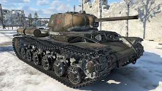 War Thunder: KV-1S Soviet Heavy Tank Gameplay [1440p 60FPS]