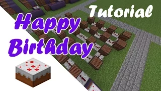 Happy Birthday | Minecraft Note Block Song & Tutorial | PC, XBOX, PS3 |