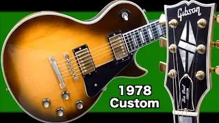 The Quintessential Custom  | 1978 Gibson Les Paul Custom Tobacco Sunburst | Review + Demo