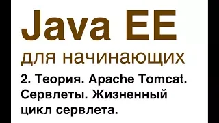 Java EE для начинающих. Урок 2: Теория. Apache Tomcat. Сервлеты. Жизненный цикл сервлета.