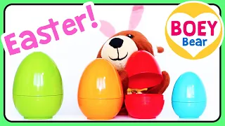 EASTER for TODDLERS & BABIES! | Easter Videos & Songs | Easter Egg Videos for Toddlers | Boey Bear
