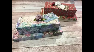 QUICK BOX TUTORIAL 1 SHEET of PAPER SHELLIE GEIGLE JS HOBBIES AND CRAFTS