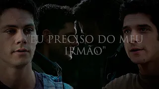 "EU NÃO EXISTO SE VOCÊ NÃO EXISTIR" - Scott & Stiles, Sam & Dean, Thomas & Arthur, Elijah & Klaus.