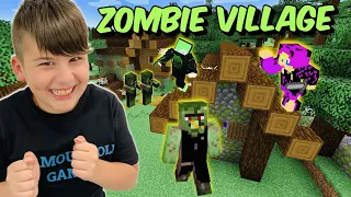 ΒΡΗΚΑΜΕ ZOMBIE VILLAGE ΜΑΖΙ ΜΕ ΤΟ NOOBAKI ΚΑΙ ΤΡΟΜΑΞΑΜΕ MINECRAFT FAMOUS GAMES @LetsPlayKristina