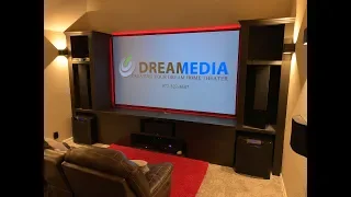 AWESOME SETUP + DEMO!! Dolby Atmos 7.2.4 Theater w/ SI 125" Slate 1.2, Sony 295, & SVS Subs!