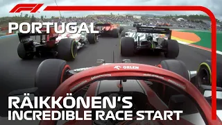 Kimi Raikkonen's Incredible Race Start | 2020 Portuguese Grand Prix