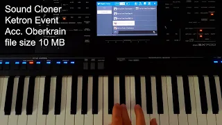Ketron EVENT Accordion Oberkrain, is on a yamaha PSR SX700. Voice expansion for PSR & Genos.