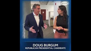 Doug Burgum talks about topics popular among young voters