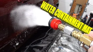 Garage Car Washing Water Containment Mat