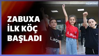 Zabux kəndinə ilk köç karvanı yola salınıb