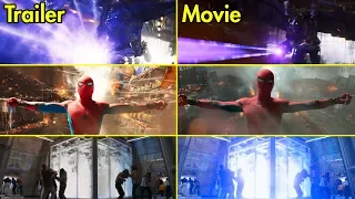 Spider-Man: Homecoming - Trailer vs Movie Comparison [4K UHD]