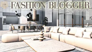 FASHION BLOGGER LUXURY APARTMENT | Sims 4 CC Speed Build | DOWNLOAD LINK (TRAY+CC+CC LINKS)