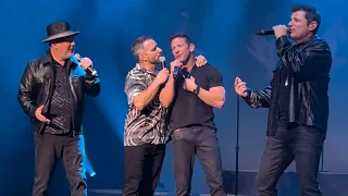 98 Degrees sings *NSYNC’s “Tearin’ Up My Heart” in Concert - Bergen PAC - NJ 9/19/23