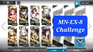 [AFK clear] MN-EX-8 Challenge (applicable for normal) [Arknights]