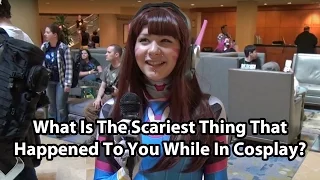 What Is The Scariest Thing That Happened To You While In Cosplay? AUSA 2016 Cosplay