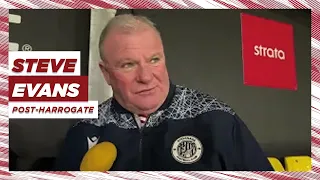 Steve Evans' reaction | Harrogate Town 1-1 Stevenage