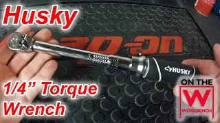 Husky 1/4" Torque Wrench