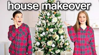 GIVING our HOUSE a CHRISTMAS MAKEOVER! | Family Fizz