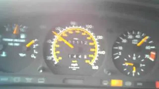 1994 Mercedes E320 "W124" Acceleration  0-80mph