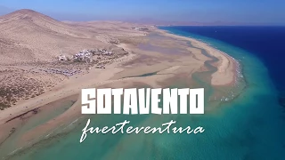 Sotavento beach on Fuerteventura