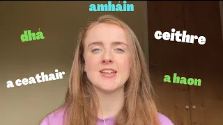 How to COUNT in IRISH - numbers as Gaeilge + QUIZ 💚