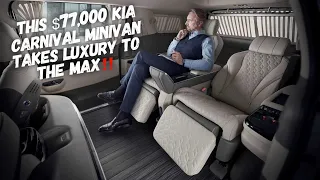 This $77,000 Kia Carnival Mini Van Is Basically A Luxurious Limousine