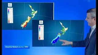 Cold change coming for NZ Tuesday/Wednesday