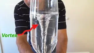 Create Vortex inside of a Bottle - Amazing Science Experiment!