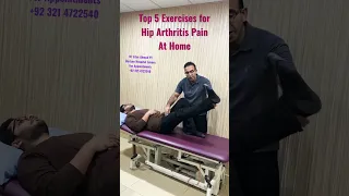 Top 5 Exercises For Hip Arthritis Pain At Home | Best Exercises For  Hip pain Urdu | Hindi