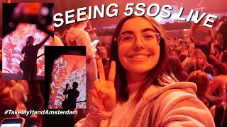 SEEING 5SOS LIVE: Take My Hand World Tour Amsterdam | queuing