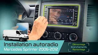 Installer un autoradio Android pour Mercedes Sprinter avec CarPlay et android auto