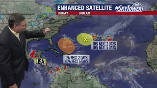 Today's tropical weather forecast