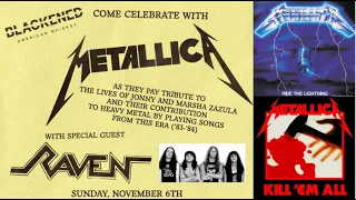Metallica announce special concert to celebrate Jonny and Marsha Zazula setlist from 1983-84