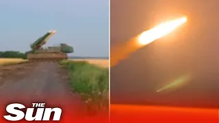 Ukrainian soldiers take out Russians with anti aircraft missile systems