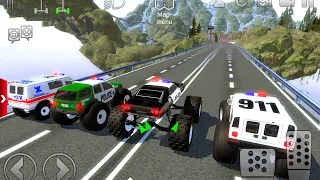Offroad Outlaws Police Cars, Ambulance Dirt Cars Extreme Off-Road #1 Android Gameplay
