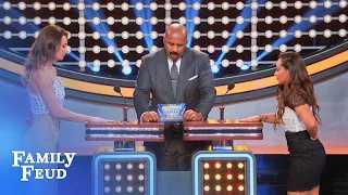 Don't do this while Steve's sleeping! | Celebrity Family Feud