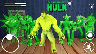 HULK FNAF SECURITY BREACH ANIMATRONICS BABY FREDDY SUNDROP ROXY MONTY SUPERHEROES IN HELLO NEIGHBOR