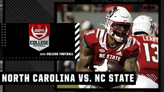 North Carolina Tar Heels at NC State Wolfpack | Full Game Highlights