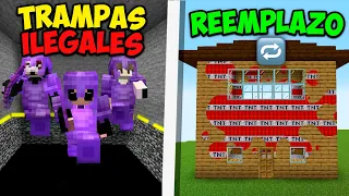 USÉ TRAMPAS ILEGALES para ENFADAR a mis AMIGOS en MINECRAFT