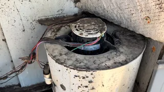 AC not Cooling, Dirty Blower Motor Assembly not moving any Air