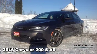 2016 Chrysler 200 S V6: Start Up, Exterior, Interior, Test Drive & Full Review