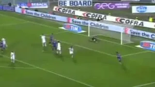 Serie A 2010-2011, day 15 Fiorentina - Cagliari 1-0 (Mutu)