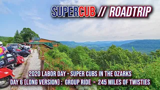 ROADTRIP: Honda Super Cubs in the Ozarks // Day 6 Group Ride (LONG version)