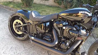 Harley Davidson Breakout 114 M8 S&S 475 CAM before and after